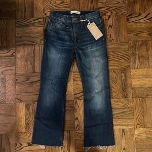 NEW Madewell Women's Boot Cut Jeans - Dark Blue